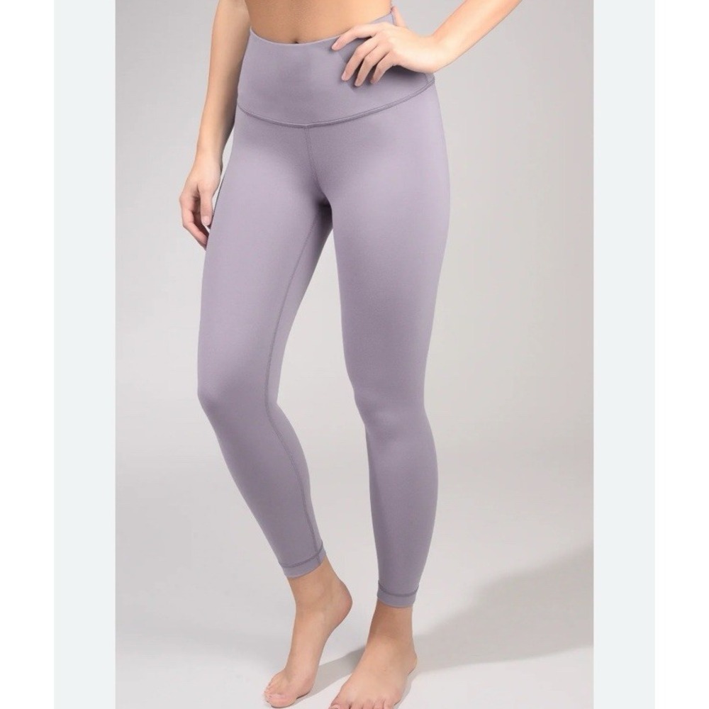 Yogalicious Lux Leggings Lavender Lilac High Rise Ankle Medium Butter‎ Soft